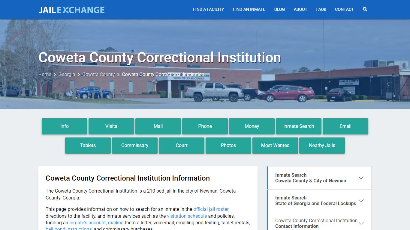 Coweta County Correctional Institution - Jail Exchange